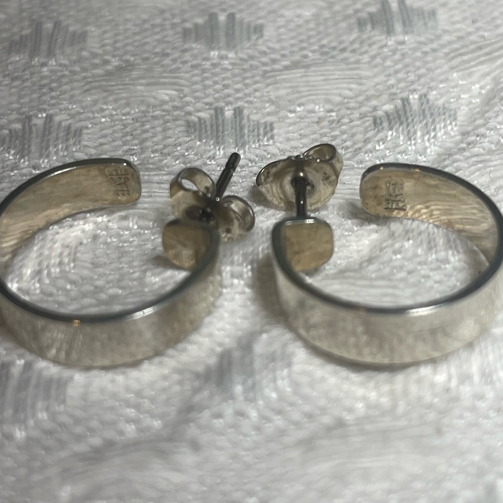 James Avery retired earring hoops 925 sterling - Picture 7 of 7
